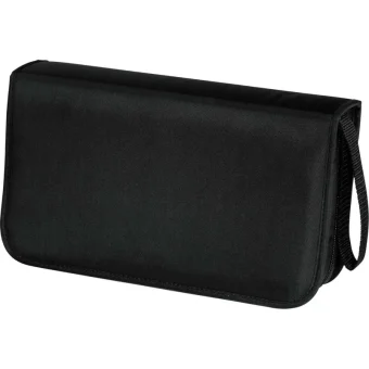 HAMA Wallet Nylon Μαύρη 80 Θέσεων 33832