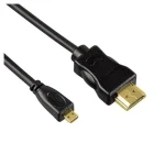 HAMA 74239 HDMI 1.4 High Speed 1080p 120Hz Cable HDMI male - micro HDMI male 0.5m Μαύρο - Image 2
