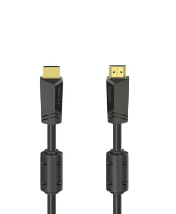 HAMA High Speed HDMI 1.4 High Speed 1080p 120Hz Cable HDMI male - HDMI male 10m Μαύρο 205009