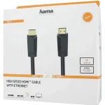HAMA Cable HDMI male - HDMI male 7.5m Μαύρο 205008 - Image 4