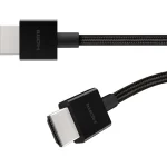 Belkin HDMI 2.1 Ultra High Speed 48Gbps 4K 120Hz HDR VRR Braided Cable HDMI male - HDMI male 2m Μαύρο AV10176BT2M-BLK - Image 3