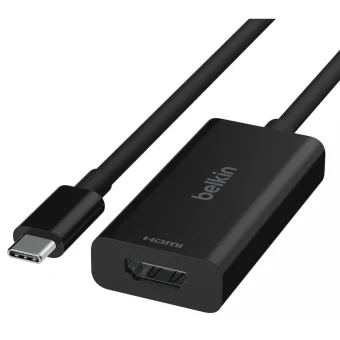 Belkin Μετατροπέας USB-C male σε HDMI / USB-C female 1τμχ AVC013BTBK