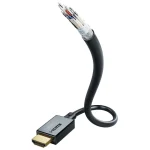 Inakustik HDMI 2.1 Ultra High Speed 48Gbps 4K 120Hz HDR VRR Cable HDMI male - HDMI male 1m Μαύρο 00324610