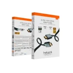Inakustik HDMI 2.1 Ultra High Speed 48Gbps 4K 120Hz HDR VRR Cable HDMI male - HDMI male 3m Μαύρο 00324630