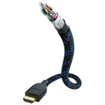 Inakustik HDMI 2.1 Ultra High Speed 48Gbps 4K 120Hz HDR VRR Cable HDMI male - HDMI male 2m Μαύρο 00423520