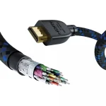 Inakustik HDMI 2.1 Ultra High Speed 48Gbps 4K 120Hz HDR VRR Cable HDMI male - HDMI male 2m Μαύρο 00423520 - Image 3