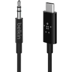 Belkin USB 2.0 Cable USB-C male - 3.5mm Μαύρο 0.9m F7U079bt03-BLK F7U079BT03-BLK