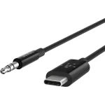 Belkin USB 2.0 Cable USB-C male - 3.5mm Μαύρο 0.9m F7U079bt03-BLK F7U079BT03-BLK - Image 4
