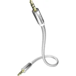 Inakustik Καλώδιο Ήχου 3.5mm male - 3.5mm male Λευκό 1.5m με Επίχρυσους Ακροδέκτες 004101015