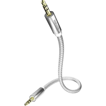 Inakustik Καλώδιο Ήχου 3.5mm male - 3.5mm male Λευκό 1.5m με Επίχρυσους Ακροδέκτες 004101015