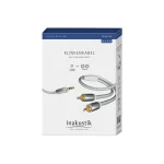 Inakustik Καλώδιο Ήχου 3.5mm male - RCA male Λευκό 5m με Επίχρυσους Ακροδέκτες 00410005 - Image 2