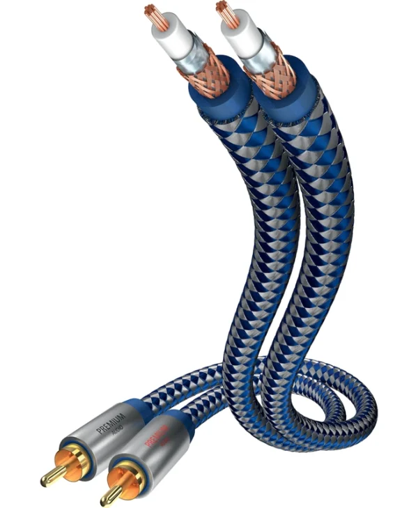 Inakustik Premium Audio Cable RCA male - RCA male 0.75m 00404007