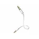 Inakustik Καλώδιο Ήχου 3.5mm male - 3.5mm male Λευκό 3m με Επίχρυσους Ακροδέκτες 00310103