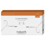 Inakustik Καλώδιο Ήχου 3.5mm male - 3.5mm male Λευκό 3m με Επίχρυσους Ακροδέκτες 00310103 - Image 3