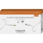 Inakustik Καλώδιο Ήχου 3.5mm male - 3.5mm female Λευκό 5m με Επίχρυσους Ακροδέκτες 00310505 - Image 2