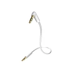 Inakustik Καλώδιο Ήχου 3.5mm male - 3.5mm male Λευκό 1.5m με Επίχρυσους Ακροδέκτες 004104015
