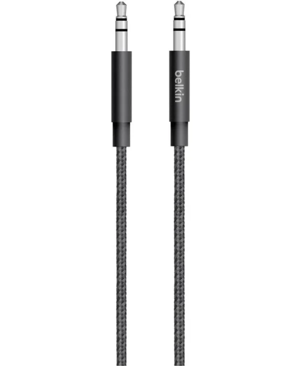 Belkin Καλώδιο Ήχου 3.5mm male - 3.5mm male Μαύρο 1.2m AV10164BT04-BLK