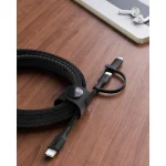 Belkin Braided USB to Type-C / Lightning Cable Μαύρο 1.5m (CAC003HQ1.5MBK) - Image 7