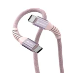 Verbatim Magnetic / Braided / Spiral USB 2.0 Cable USB-C male - USB-C 100W PD Ροζ 1.2m 31857 - Image 5