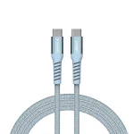 Verbatim Braided / Magnetic / Spiral USB 2.0 Cable USB-C male - USB-C 100W PD Μπλε 1.2m 31856 - Image 2