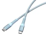 Verbatim Braided / Magnetic / Spiral USB 2.0 Cable USB-C male - USB-C 100W PD Μπλε 1.2m 31856 - Image 5