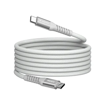 Verbatim Braided USB 2.0 Cable USB-C male - USB-C 100W PD Γκρι 1.2m 31854