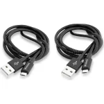 Verbatim Braided USB 2.0 to micro USB Cable Μαύρο 1m (48874)