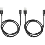 Verbatim Braided USB 2.0 to micro USB Cable Μαύρο 1m (48874) - Image 3