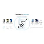 Baseus Picogo Magnetic Magnetic USB 2.0 Cable USB-C male - USB-C 240W PD Μαύρο 1m P10376800121-00 - Image 7
