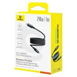 Baseus Picogo Magnetic Magnetic USB 2.0 Cable USB-C male - USB-C 240W PD Μαύρο 1m P10376800121-00 - Image 8