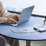 Baseus Series USB 2.0 Cable USB-C male - USB-C 100W Λευκό 1m P10377704213-00 - Image 5
