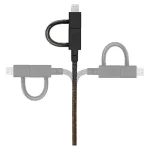 Native Union Cosmos Braided USB to Lightning / Type-C / micro USB Cable Μαύρο 2m BELT-ULC-CS-BLK-NP - Image 3