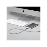 Native Union Union Belt Braided USB 2.0 Cable USB-C male - USB-A Γκρι 1.2m BELT-AC-ZEB-NP - Image 5