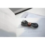 Native Union Union Belt Braided USB 2.0 Cable USB-C male - USB-A Γκρι 1.2m BELT-AC-ZEB-NP - Image 6
