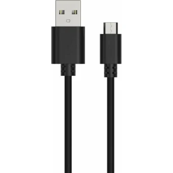 Ansmann Regular USB 2.0 to micro USB Cable Μαύρο 1m (1700-0129)