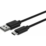 Ansmann USB 2.0 Cable USB-C male - USB-A Μαύρο 1m 1700-0130 - Image 2