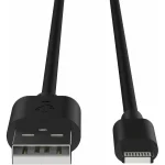 Ansmann Regular USB to Lightning Cable Μαύρο 1m (1700-0131) - Image 4