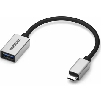 Marmitek Connect Μετατροπέας USB-C male σε USB-A female Ασημί 1τμχ 25008375