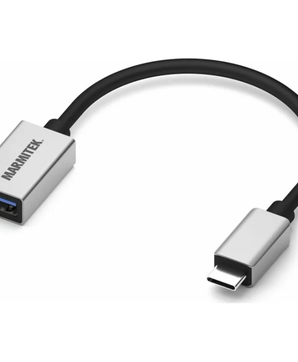 Marmitek Connect Μετατροπέας USB-C male σε USB-A female Ασημί 1τμχ 25008375