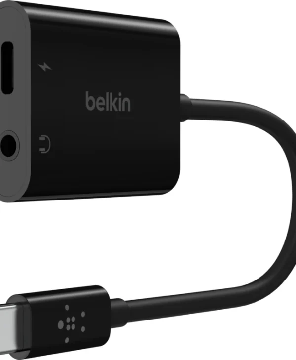 Belkin RockStar Μετατροπέας 3.5mm / USB-C male σε USB-C female 1τμχ NPA004BTBK
