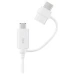 Samsung Regular USB to micro USB / Type-C Cable 3A Λευκό 1.5m (EP-DG930DWEGWW) - Image 6