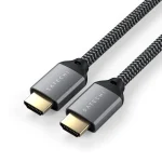 Satechi HDMI 2.1 Ultra High Speed 48Gbps 4K 120Hz HDR VRR Cable HDMI male - HDMI male 2m Μαύρο ST-8KHC2MM - Image 3