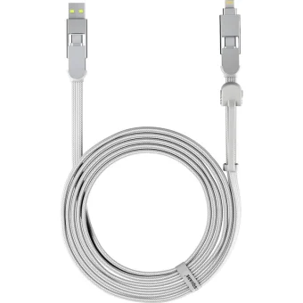 3M USB-A to Lightning Cable 100W Λευκό 3m (XLL02R)