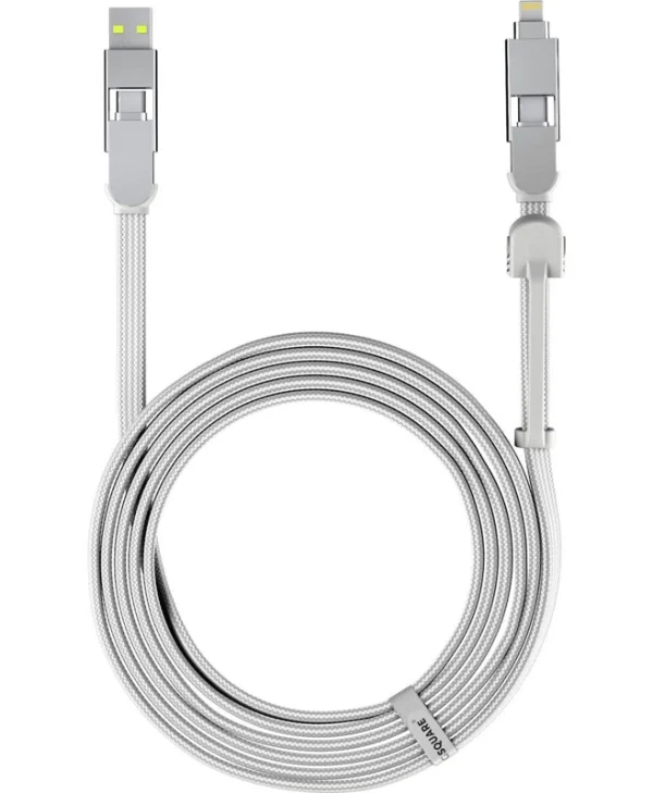3M USB-A to Lightning Cable 100W Λευκό 3m (XLL02R)