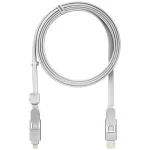 Rolling Square USB-A to Lightning Cable 100W Λευκό 2m XLM02R