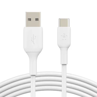 Belkin 2Pack USB 2.0 Cable USB-C male - USB-A 15W Λευκό 1m CAB001BT1MWH2PK CAB001bt1MWH2PK