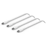 Belkin 2Pack Braided USB 2.0 Cable USB-C male - USB-C 60W PD Λευκό 2m CAB004BT2MWH2PK