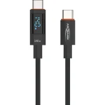 Ansmann USB 2.0 Cable USB-C male - USB-C 140W PD Γκρι 1.2m 1700-0176