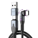 3M Braided USB 2.0 Cable USB-C male - USB-C Μαύρο 3m PUP-0455-10FT-CC - Image 2