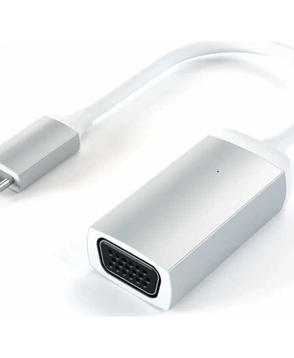 Satechi Μετατροπέας USB-C male σε VGA female Ασημί 1τμχ ST-TCVGAS